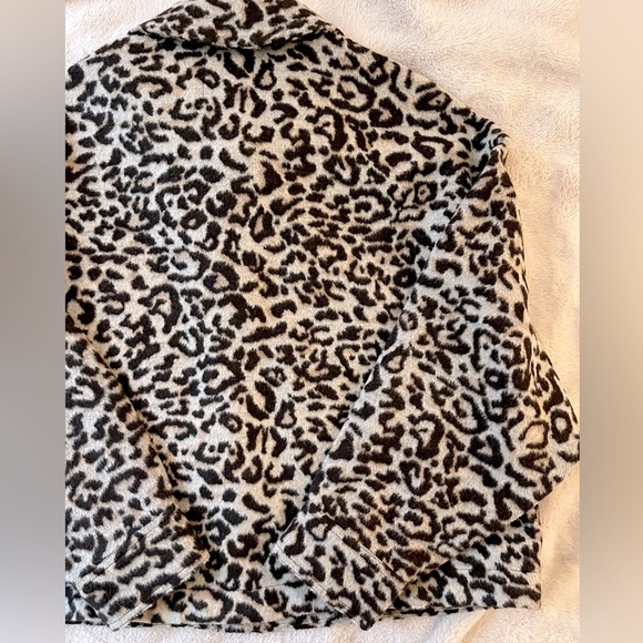 NWT Zara Leopard Print Wool Blend Cropped Jacket Size S - Picture 11 of 12